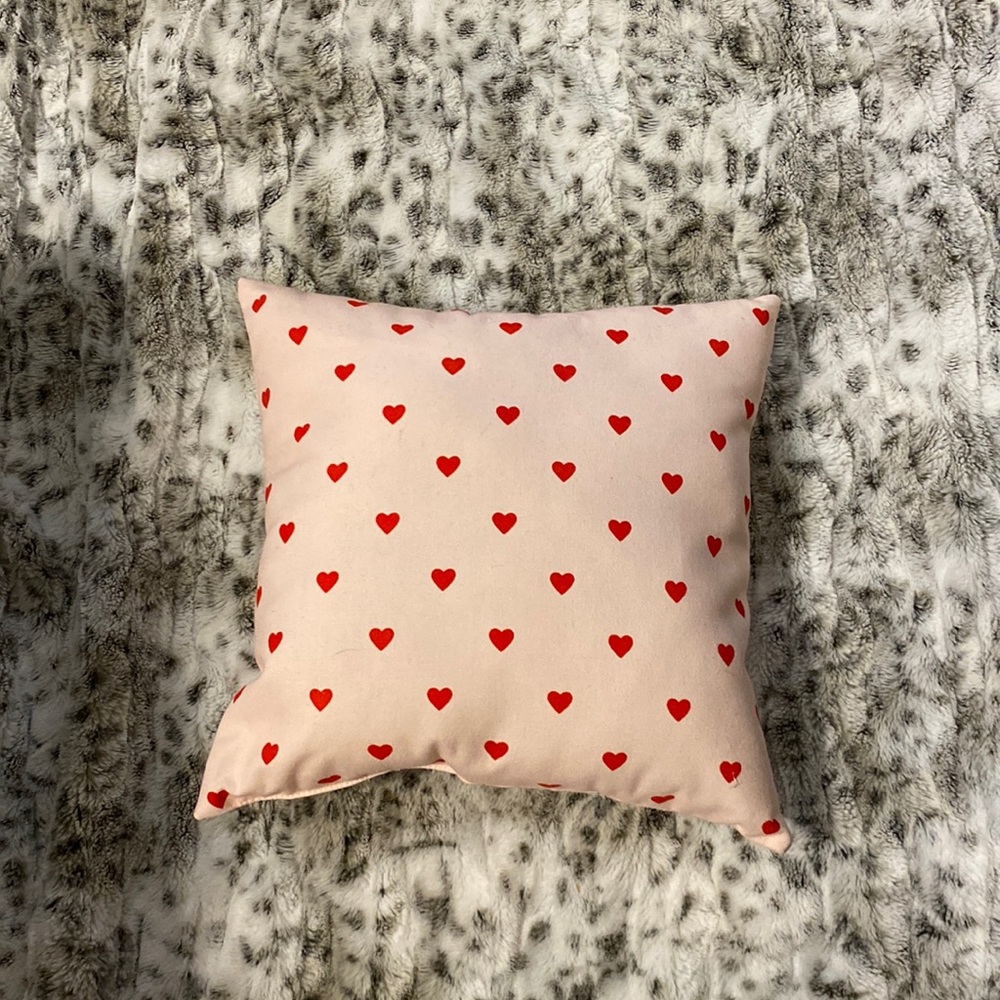 pink valentines pillow